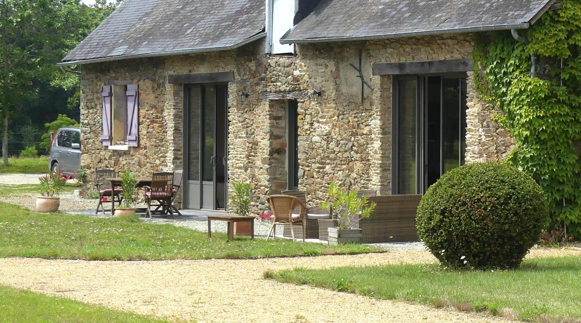 La Petite Lande Bed & Breakfast Ménil Exterior foto